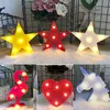 Artículos de novedad Mini Unicornio LED Flamenco Luces nocturnas Fiesta Luna Nube Lámpara de mesa 3D Luz de estrella Signo Letra Luz Decoración Navidad Regalos de Navidad 230904