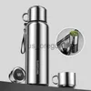 Termosy Smart Thermos Izolowany kubek MUD Izolowany duża pojemność termos butelka ze stali nierdzewnej butelki z wodą termos próżniowa kolba ciepłej wody x0904