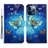 Portemonnee Flip Lederen Cases Voor Iphone 15 Pro Max 14 Samsung A25 S23FE A24 A34 A54 5G Marmeren Wolf bloem Ananas Fotolijst Slot Card Cover