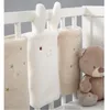 Sponde per letto Peluche Paracolpi per lettino Set biancheria da letto per neonati Accessori Paracolpi per culla per neonati Protezione per letto in cotone chic Decorazione per bambini Camera per bambini 230901