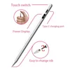 Universal Stylus Pen do tabletu telefon Android iOS Touch Pen na iPad Pencil Apple Pencil 2 z cyfrowym wyświetlaczem zasilania z pudełkiem
