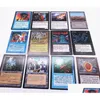 126 pçs/lote jogo mágico diy cartas de versão em inglês fosco jogos de tabuleiro coleção personalizado tcg clássicos entrega direta dh95t