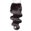 Spetsspår 5*5 silikon Silkbasen Spetsstängning Mänskligt hår Silk Toppstängning 24 "Remy Human Hair With Baby Hair Natural Black 230901