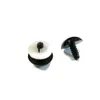 Pop Accessoires Veiligheid Zwarte Amigurumi Ogen Voor Pop Met Plastic Ringen 14mm15mm16mm18mm20mm22mm24mm 230904