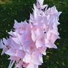 Dekoratif Çiçekler 1 PC Simülasyon Kelebek Çiçek Uzun Şube Kar Kiraz Çiçeği Düğün Partisi Dekorasyon Ev Ekran Süsleme