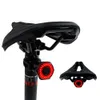 Cykelbelysning Smart cykel svans bakljus Auto Start Stop Brake IPX6 Vattentät USB -laddning Cykling Tail TAILLight Bike LED -lampor 230904