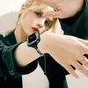 Pulseiras de relógio inteligente para Apple Watch Band Ultra 38mm 44mm 45mm iwatch Band Série 8 9 4 5 6 7 Pulseira de metal de liga de zinco Sparkle Designer Women Bracelet