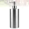 Liquid Soap Dispenser Stainless Steel Dispenser5x55x55cm/ 250ml Countertop Hand Pump Brushed Nickle For Bathroom&