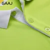 Męski Polos Gaaj marka mężczyzn Polo Shirt Pocket Control Cotton Short Rleeve Turndown Kllar Summer Brazil Golf Man 230901