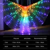 Other Event Party Supplies LED Butterfly Glowing Wing Dance Colorful Lighting Cloak Performance Costumes with Telescopic Festival Carnival Decor Prop 230901