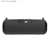 Haut-parleurs portables Rockmia Mini haut-parleur Bluetooth Portable Disco RGB LED lumières boîte à musique Audio sans fil BT 5.0 TF Udisk avec bretelles Q230904