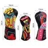 Andra golfprodukter Golf Club #1 #3 #5 Wood Headcovers Driver Fairway Woods Cover PU Leather Head Cover Maximal Speed ​​Delivery 230901