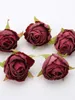 Декоративные цветы 10 шт. искусственные головки роз со стеблями для украшения душа шелковые цветочные композиции оптом