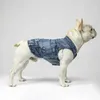 Vêtements pour chiens Spring Denim Dog Vest Shih Tzu Vêtements pour petits chiens Yorkshire Terrier Puppy Jeans et pour Chihuahua Apparel Cat Clothes x0904