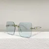 mode cristal diamant pour femmes star rivet sans cadre carré hommes luxueux lunettes de soleil uv400 marques de créateurs de haute qualité lunettes lunettes 56-16-140 avec boîte