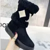 Designerlaarzen Letter Lamshaar Korte laarzen Verdikte snowboots Dames Nieuwe modieuze korte laarzen Antislip en warme katoenen schoenen 06