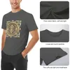 Herren Polos GOLDEN SRI YANTRA Deep Charcoal Hintergrund T-Shirt Bluse lustige T-Shirts Grafik Männer 230901