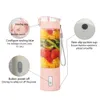 Obst Gemüse Werkzeuge Mini Frischer Saft Wiederaufladbarer Mixer Smoothie Tragbarer Entsafter Küchenmaschinen USB Citrus Vitamer Emon Mixer Cup 230901