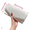 Evening Bags D0UD Womens Glitter Clutch Purse Pleated Bag For Bridal Party Wedding Cocktail Prom Formal Occasions