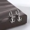 Dangle Earrings Fashion تصميم إبداعي الأخطبوط الزركون اللامع للنساء