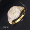 Wedding Rings GODKI Spring Collection Luxury Stackable Chic Rings For Women Wedding Cubic Zircon Engagement Dubai Bridal Statement Finger Ring 230901