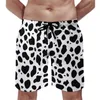 Shorts pour hommes Halloween Dalmatien Board Été Noir Blanc Running Beach Pantalon court Séchage rapide Impression classique Grande taille Maillot de bain