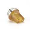 1PCS DRIP TIP 810 قش راتنج الفولاذ المقاوم للصدأ من القش ل 810 آلة ملحق عالي الجودة صفراء صافية