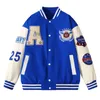 Heren Jassen Varsity Baseball Bomberjack Mannen Hip Hop Harajuku Bone Brief Patchwork Leer Streetwear Vrouwen Unisex College Jassen 230904