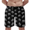 Pantaloncini da uomo Board Retro Elefante Simpatico costume da spiaggia Hawaii Divertente stampa animalier Asciugatura rapida Sport Fitness Pantaloni corti oversize