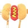 Hond Kleding Halloween Kostuum Hot Dog Vormige Teckel Worst Verstelbare Kleding Grappige Warmer Voor Puppy Hond Kat Huisdier Aankleedbenodigdheden x0904