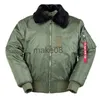 Men's Jackets 2023 winter vintage B15 bomber flight us air force pilot jacket streetwear coats military hip hop tactical army for men fur J230904