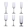 Tassen, 1 x Kunststoffbecher, transparentes Weinglas, Tassen, Champagnergläser, Gläser, Cocktail, Hochzeit, Party, Bar, Heimbedarf