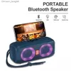 Portable Speakers TG333 30W power wireless bluetooth speaker dual speaker card outdoor subwoofer RGB colorful lights with FM radio caixa de som Q230904