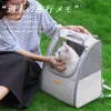 Borsa da trasporto per gatti Zaino portatile trasparente e traspirante Leggero pieghevole per trasportare animali domestici in estate
