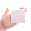 Jewelry Pouches 20pcs Polish Polishing Cloth Silver Color Cleaning Soft Clean Wipe Wiping For Gold Tool