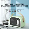 Portable Speakers Retro Classic Bluetooth Speaker Portable Outdoor Wireless Radio Mini Stereo Subwoofer Travel Music Player Home FM Radio Q230904