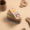 Mordedores brinquedos bebê macio silicone controle remoto mordedor grau alimentício infantil dentes moagem vara dentição antieating mão nascido sensorial 230901