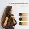 Prostownicze włosów Kipozi Setrika Rambut Profesional Alat Pengeriting Dual Volotag Pemanasan Instan 2 w 1 Tampilan Digital LCD 230904