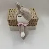 Погремушки-мобили, вязаные крючком детские наборы ручной работы с оленями и лосями, погремушка, кольцо для прорезывания зубов, плюшевые игрушки, куклы для сна, подарки для душа 230901