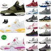 4s Pine green Thunder Jumpman 4 scarpe da basket da uomo Military Black cat Vivid Sulphur seafoam Midnight Navy University Blue uomo donna scarpe da ginnastica sportive da ginnastica