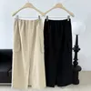 Faldas Falda larga con cordón y cintura elástica con bolsillo 3D para mujer 230901