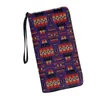 Portfele Portfel Women American Tribe Design Long Ladies Purse Multifunkcyjny posiadacz karty dla kobiet Cartera de Cuero Para Mujer