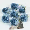 Fleurs décoratives 10/20 pièces têtes de fleurs de roses artificielles en soie pour la décoration de mariage à la maison noël bricolage Scrapbook fournitures artisanales faux
