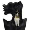Dangle Earrings Bohemian Hollow Dream Catcher Feather Tassel For Women 2023 Ohrringe Water Drop Vintage Statement Jewel