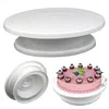 DIY торт поворотный стол форма для выпечки торт тарелка вращающийся круглый инструменты для украшения поворотный стол кондитерские принадлежности подставка для торта 255h