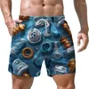 Herren Shorts Sommer Schraube 3D-Druck Lässiger Stil Street Fashion Trend Lose