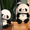 Fyllda plyschdjur 24/30/40/50 cm söt rund fett panda plysch leksak fyllda djur jätte pandor plyschar doll anime mjuka barn leksaker för flickor