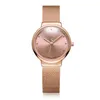 Panie Watch Rose Gold Srebrna Bransoletka dla kobiet Watch Ladies Quartz Sukienka Watch235U