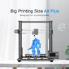 Duża drukarka 3D ANET A8 Plus DIY Zestaw Wszystkie metalową ramę Precision Precision Desktop Imprimante Printing USB SD Connect