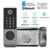 Serrature per porte IP65 Impermeabile TTLock Impronta digitale Smart Lock Cancello esterno Password Bluetooth 13,56 MHz IC Card Catenaccio + Chiave meccanica HKD230904